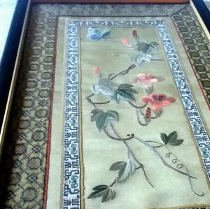 Vintage Wall Art - Vintage Asian Silk Art Vintage Wall Art - Vintage Asian Silk Art
